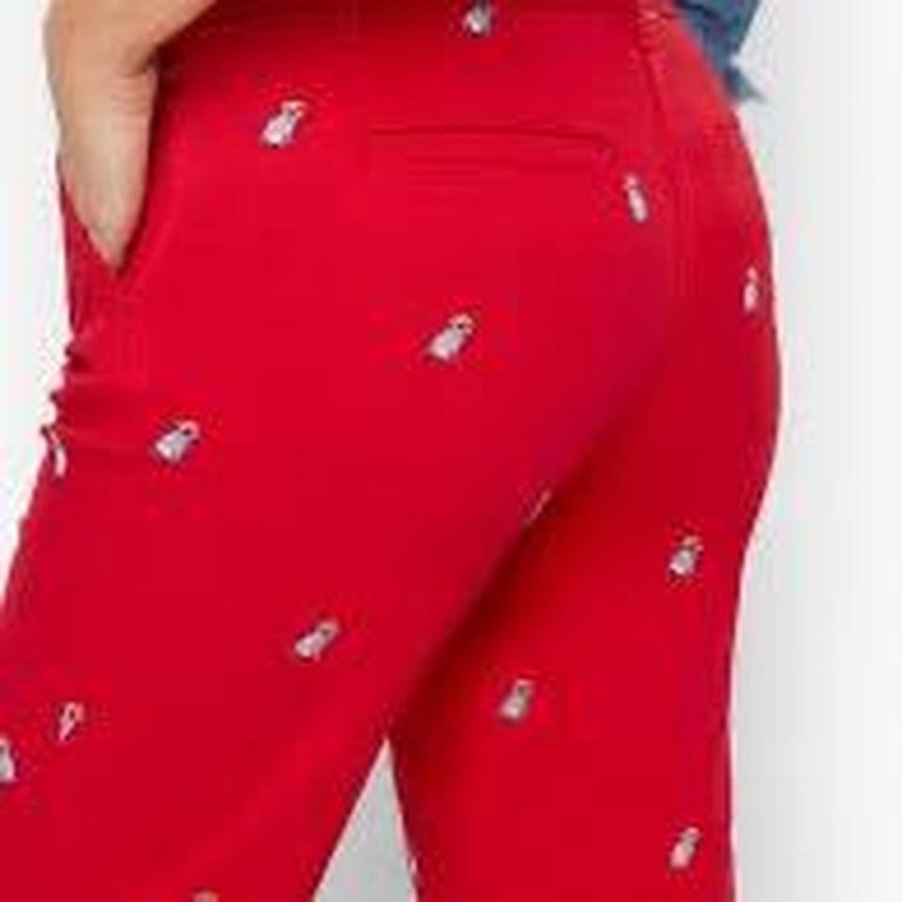 Talbots frenchie Red chino trousers. Size: 16